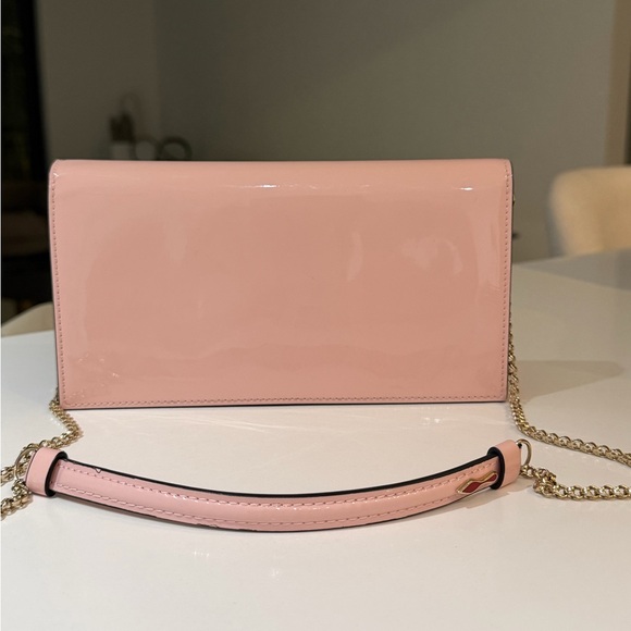 Christian Louboutin Loubi54 Flap Patent Leather Clutch Bag - Picture 5 of 6